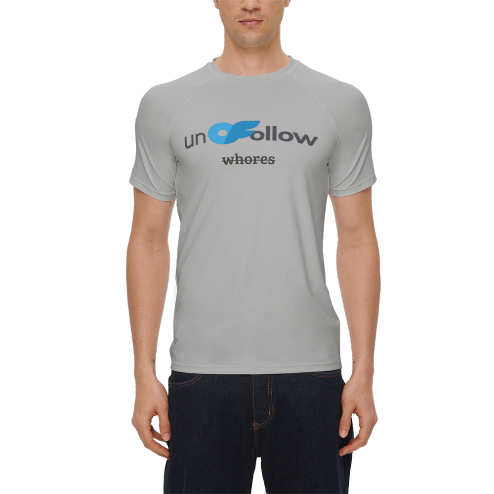 unFollow whores T-Shirt (grey)