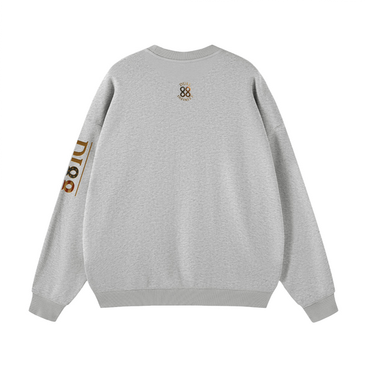 Logo Crew - 100% Cotton Lightweight Oversize Crewneck Sweatshirt