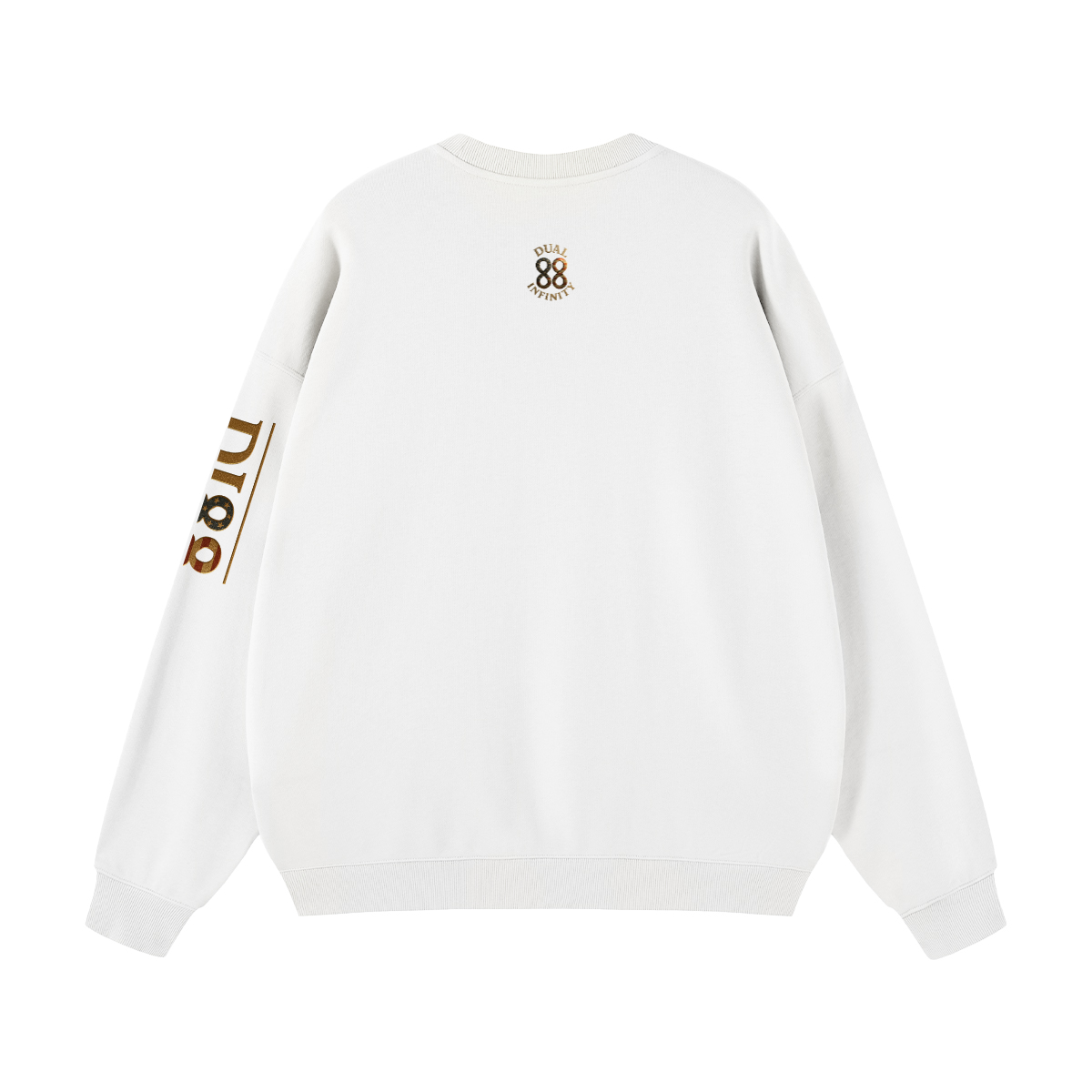 Logo Crew - 100% Cotton Lightweight Oversize Crewneck Sweatshirt